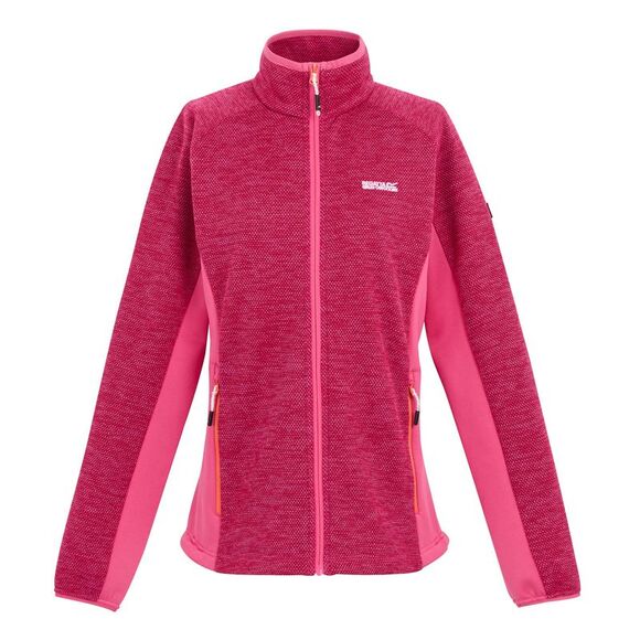 Regatta Womens/Ladies Highton IV Full Zip Fleece Jacket / Flamingo Pink - Picture 1 of 6